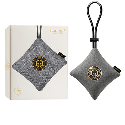 GOODAIR 3.0 Premium Non-electric Car Air Purifier | Elegant Silver